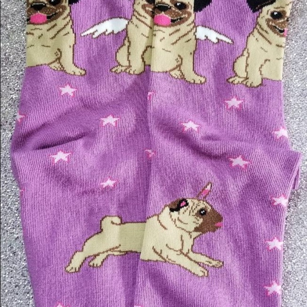 Pug Novelty Dog Socks